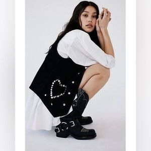 Free People western Rachel love suede vest